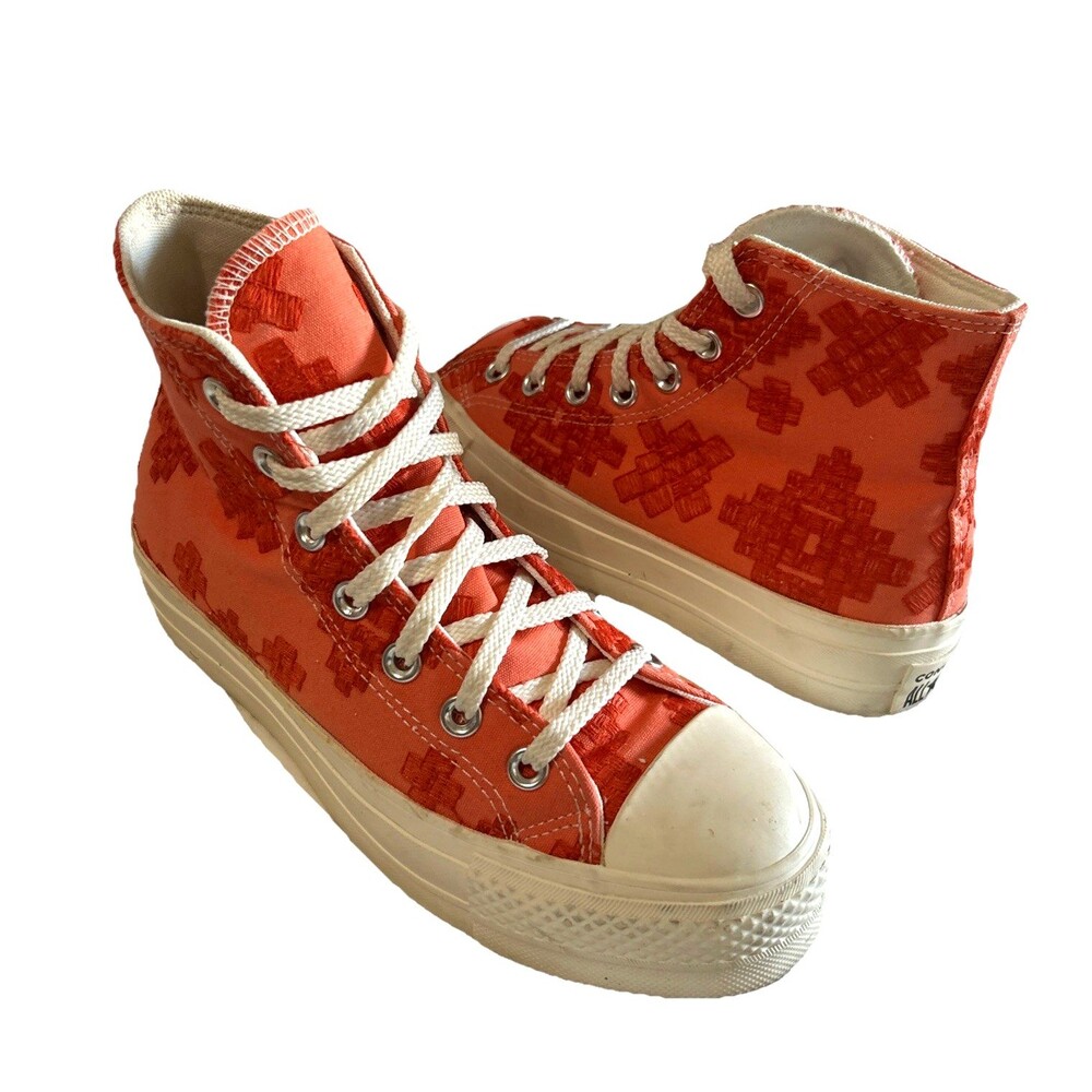 Converse Chuck Taylor All Star Lift Hi Platform Women 6.5 Tonal Embroidery - Picture 6 of 16